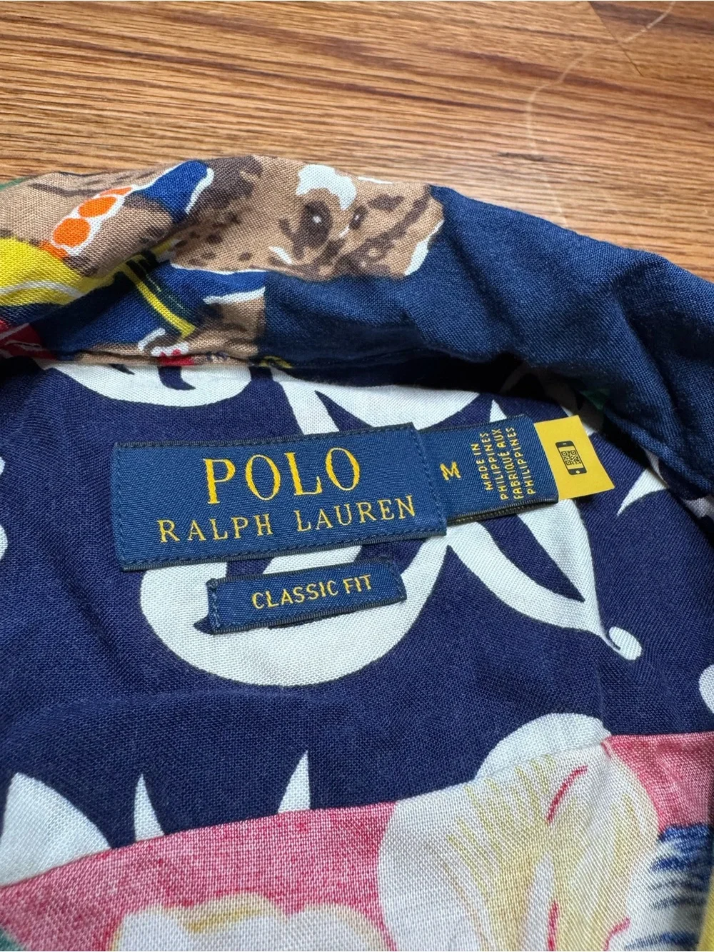 Polo Ralph Lauren Men's Classic Fit Floral Hawaiian Viscose Shirt Medium